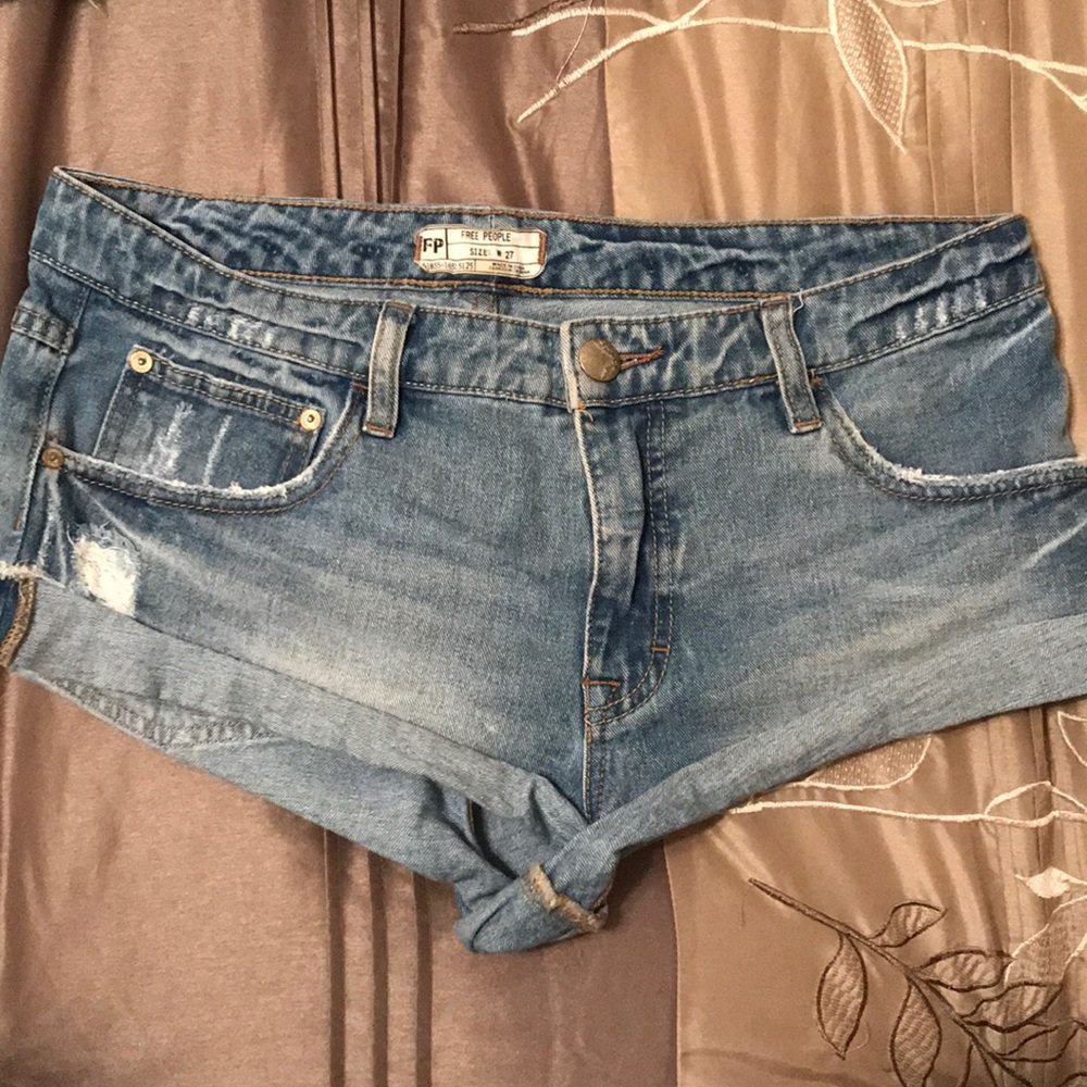 Denim shorts